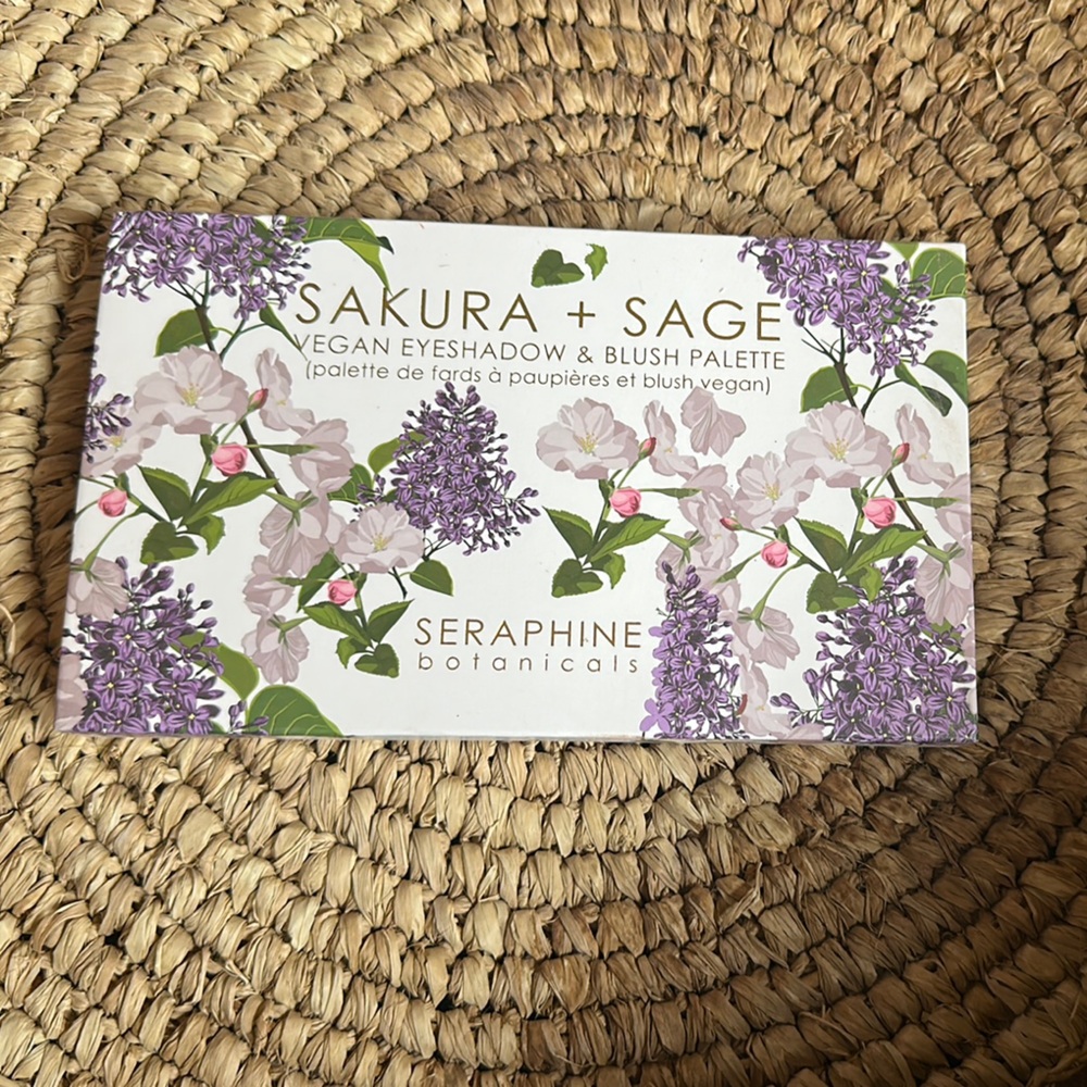 Seraphine Sakura + Sage Vegan Eyeshadow & Blush Palette